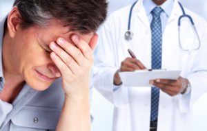 patient with migraine