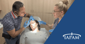 Botox treatment at IAPAM's Aesthetic Medicine Symposium
