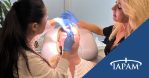 Botox injection at IAPAM's aesthetic medicine symposium